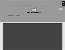 Tablet Screenshot of het-heerenhuys.nl